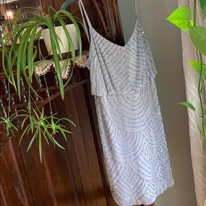 Beaded adrianna papell dress